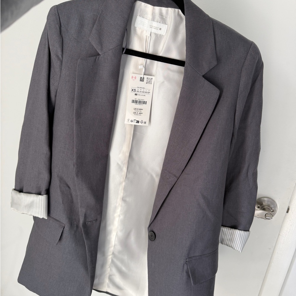 Zara Gray Women's Blazer